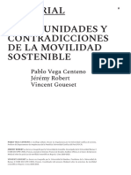 Oportunidades y Contradicciones de La Movilidad Sostenible