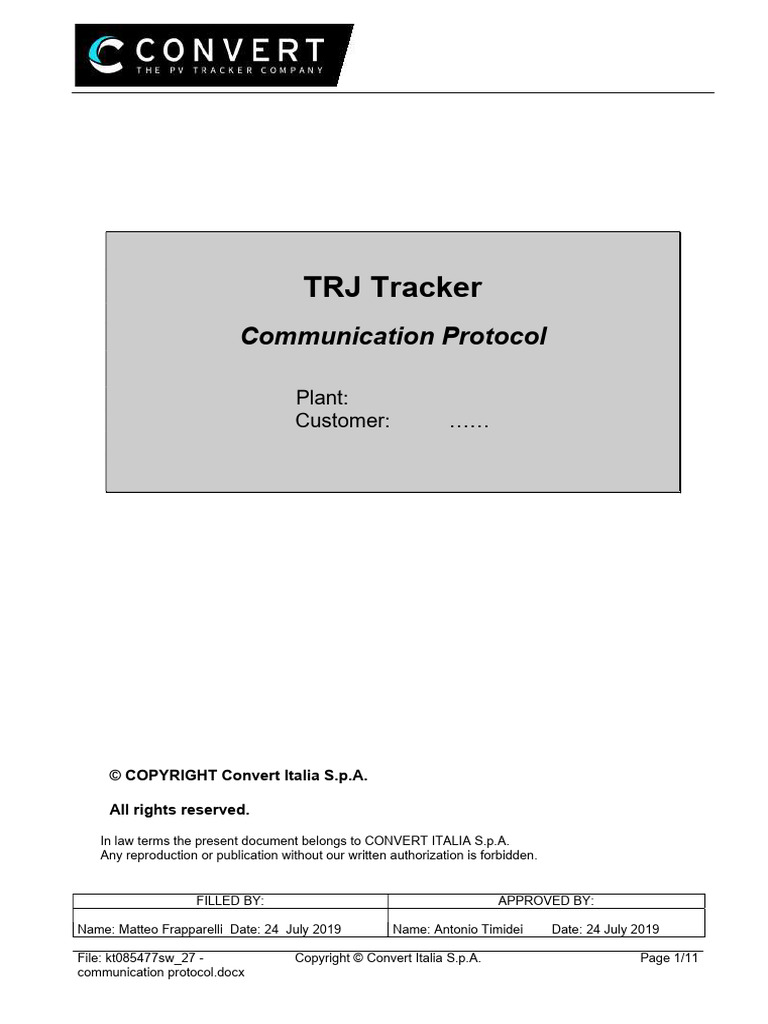 PI1077PEPC00100 - Communication Protocol | PDF | Science & Mathematics ...