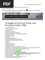 Stages of Civil 