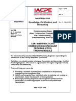 Commissioning Steps 