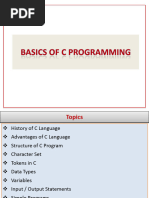 Basics of C Programming