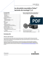 Fisher Actuador de Diafragma 1061 (F & G) Español