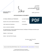 Imprimer L'attestation de Scolarité 2