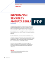 Informacion Sensible y Amenzas en La Red