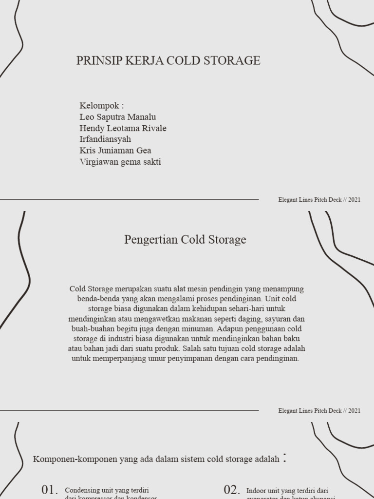 Prinsip Kerja dan Komponen Cold Storage | PDF