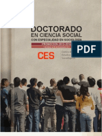 Doctorado en Ciencia Social Colmex Folleto