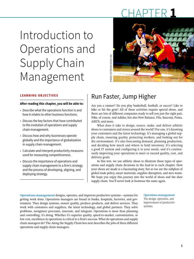OM Unit 1 Introduction To Operations Management | PDF | Supply Chain ...