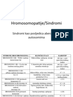 Hromosomopatije Sindromi