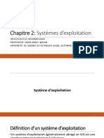 Chapitre 2 - Systeme Exploitation