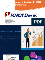 Wealth Management Services by Icici Bank of India