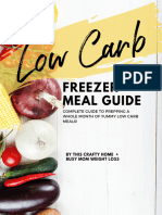 Low Carb Freezer Meal Guide