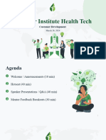 Customer Dev - Health Tech Spring 2024