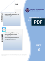 Matematik Ii Prof. Dr. Abdullah Kopuzlu: Belirli İntegral