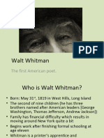 Walt Whitman Presentation