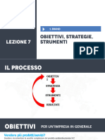 Lezione 07ObiettiviStrategieStrumenti