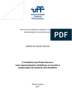 SANTOS, Andrei Souza. O Cemitério Dos Pretos Novos e Suas Representações Simbólicas No Tocante À Preservação Da Memória Afro-Brasileira