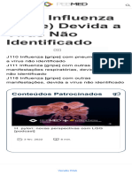 CID10 - J11 - Influenza (Gripe) Devida A Vírus Nã