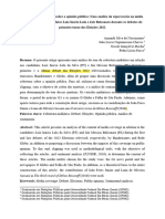 Os Impactos Midiáticos Sobre A Opinião Pública Uma Análise Da Repercussão Na Mídia Das Atuações Dos Candidatos Luiz Inácio Lula e Jair Bolsonaro Durante Os Debates Do Primeiro Turno Das Eleições 2022