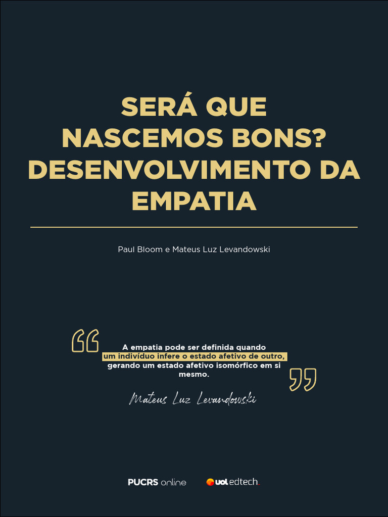 Desenvolvimento da Empatia e Moralidade | PDF | Moralidade | Joseph Stalin