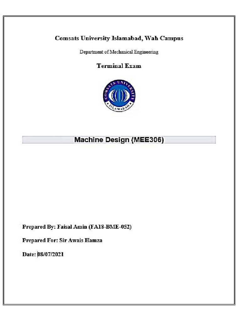 Faisal Amin Final Paper | PDF