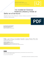 Dialéctica Barrio-Ciudad en Caracas (Venezuela) : Violencia Urbana y Miedo Al Delito en El Territorio