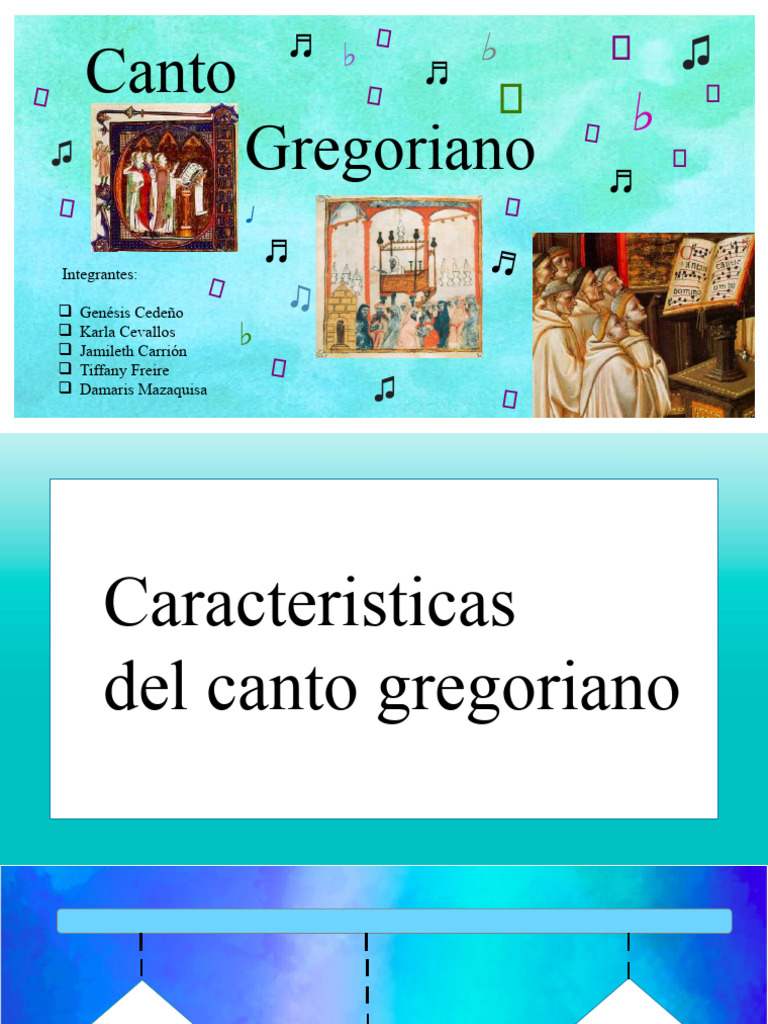 Características del Canto Gregoriano | PDF | Canto gregoriano | Musicología