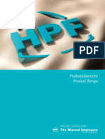 HPF Products Technical Data Sheet