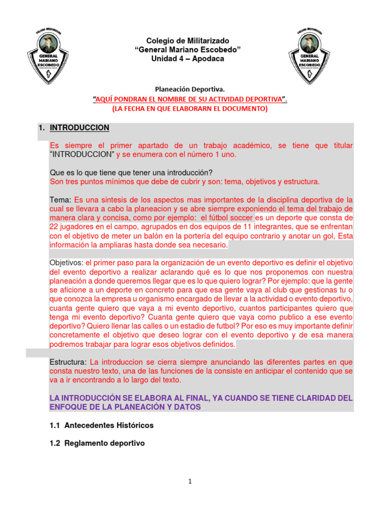 Planeación Deportiva Efectiva | PDF | Crecimiento personal y profesional