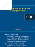 Lifestyle Pattern Approach & WT Controls