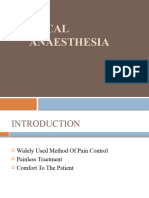 LOCAL ANAESTHESIA and Drugs and Mechanism of Action in Detail