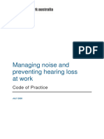 Model Code of Practice Managing Noise and Preventing Hearing Loss at Work