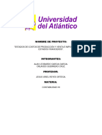 Estados de Costos de Producción y Venta e Importancia de Los Estados Financieros PDF