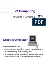 OriginsOfComputing