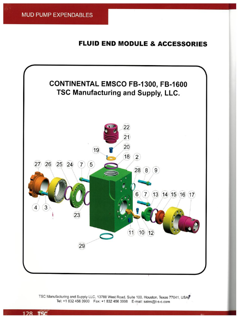 Fluid End Module & Accesorios | PDF