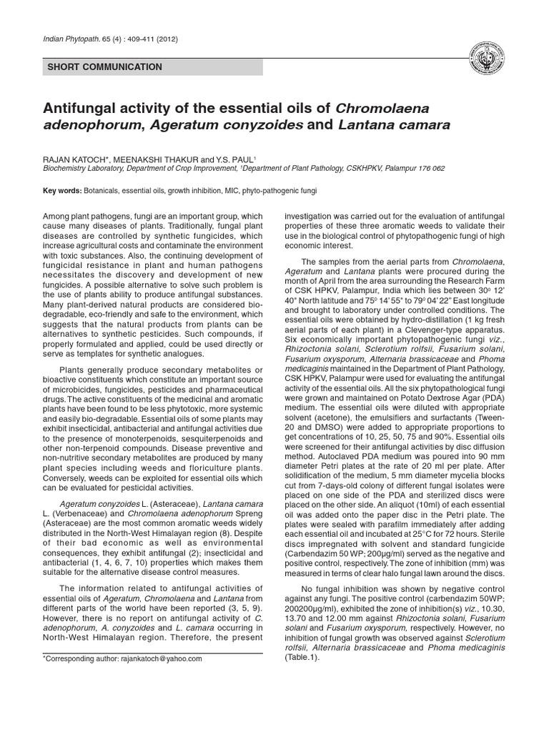 Ojsadmin 19 R Katoch Pdf Fungicide Fungus