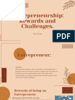 Entrepreneuership Rewards and Challenges - Brenna Flynn PD