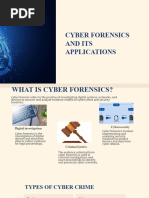 Cyber Forensics and Its Applications