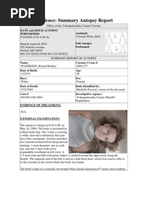 Autopsy Report