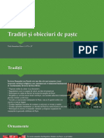 Tradiții Și Obiceiuri de Paște