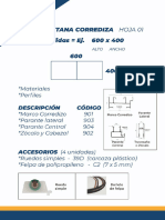 CLASE 3 - VENTANA CORREDIZA - Carpintería en Aluminio - Línea Ekonal Herrero