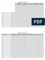 CUADRO DE REGISTRO DE CALIFICACIONES. Ciclo Dos