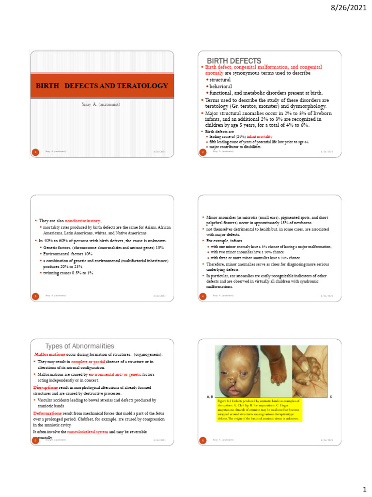 Birth Defects | PDF