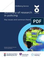 Summary of Research in Policing