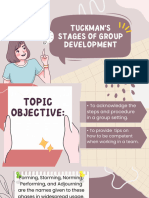 Tuckmans Stages of Group Development 1