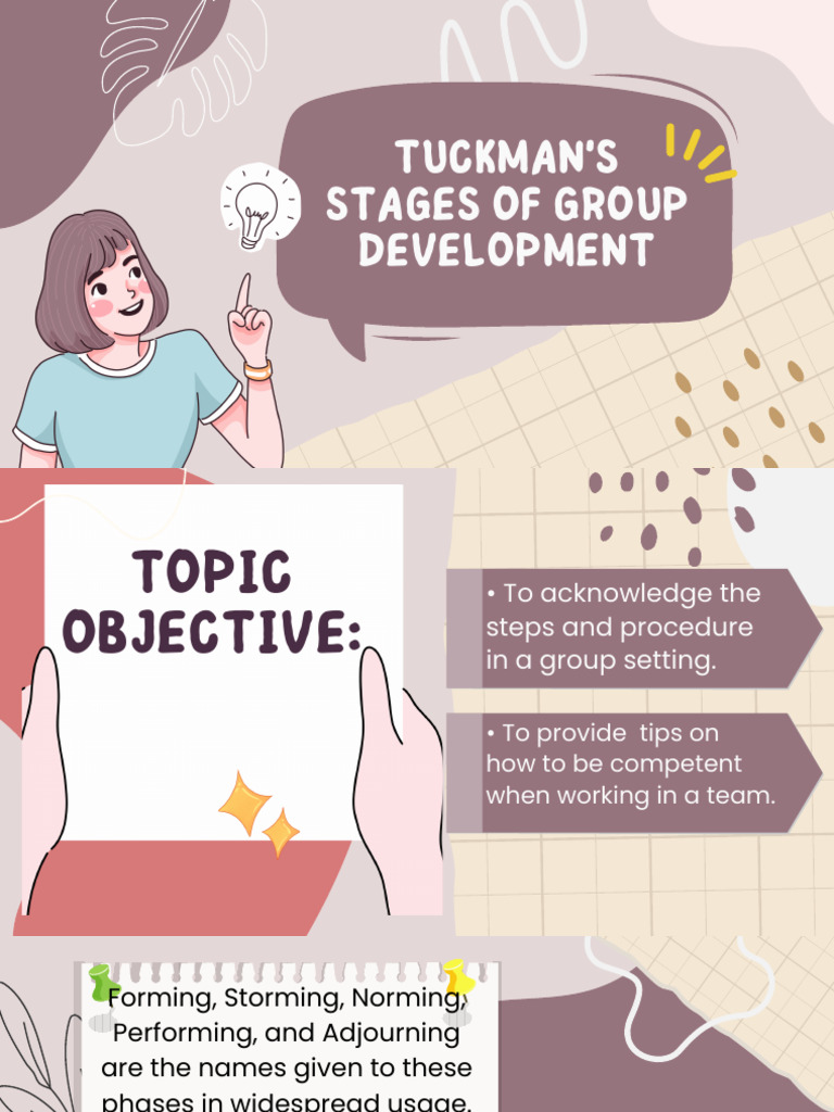 Tuckmans Stages of Group Development 1 | PDF | Leadership | Cognition