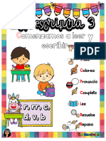 Cuaderno de Lectoescritura Tomo 3 Sã - Labas R, RR, C, D, V, B