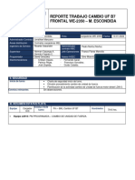 Reporte Trabajo Cambio Uf B7 Motor Diesel LD913