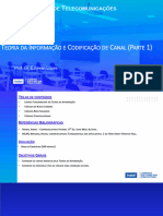 RT001 - Teoria Da Informacao e Codificacao Parte 1 - 2024