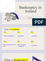Bankcruptcy in Ireland