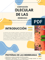 Composición Molecular de Las Membranas